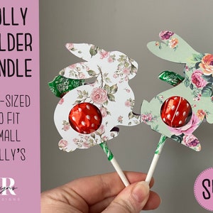 Hasen Lolly Halter Bündel. Lolly Halter svg. Hasen Lolly Halter. Oster lolly Halter Bündel. Sucker Halter svg Bundle. Osterhase svg.