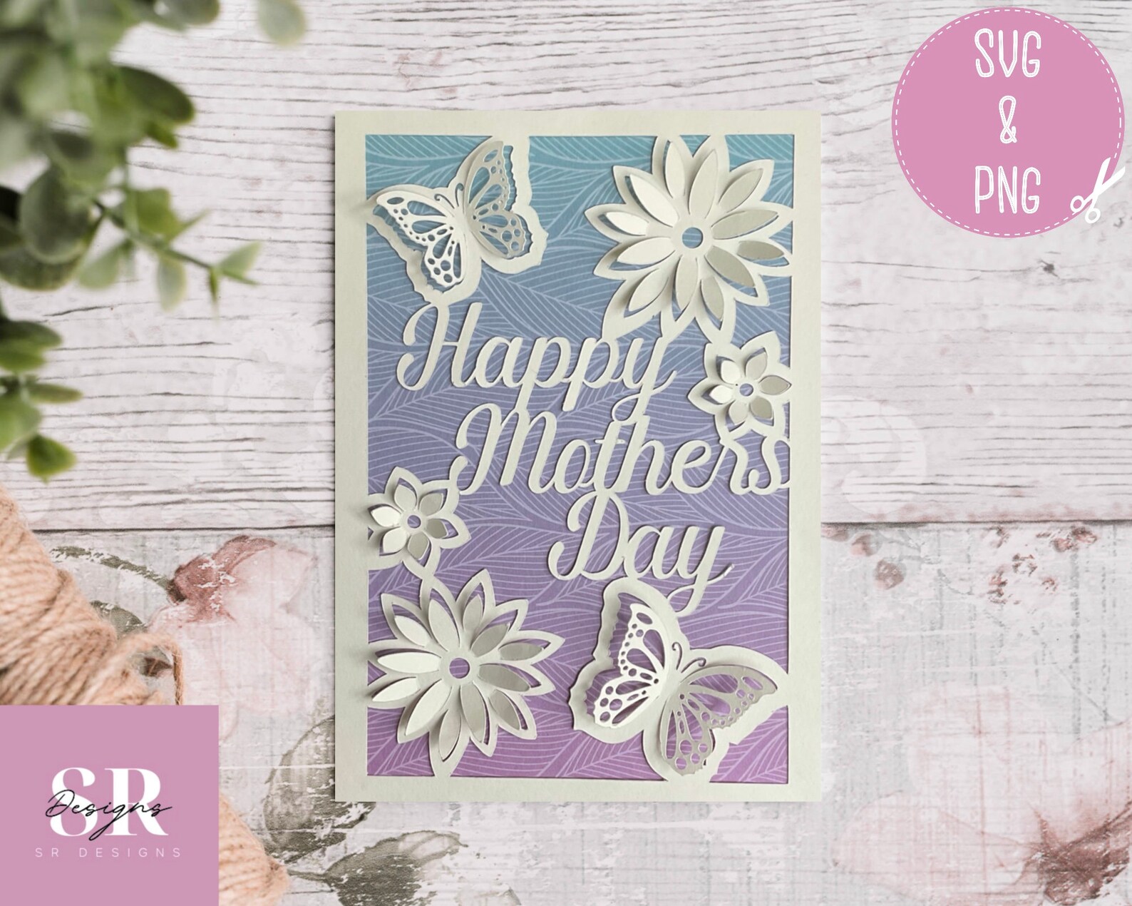 SVG: 3D Mothers Day Card Svg. Happy Mothers Day. 3D Mothers - Etsy UK