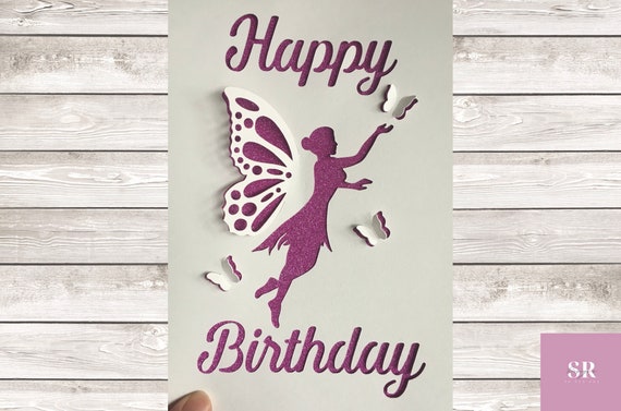 Carte D'Anniversaire Pop-Up - Fleurs De Joyeux Anniversaire - Carte