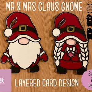 SVG: Layered Gnome bundle. 3D Gonk svg. Layered gnome family svg.Christmas Gnome svg. Christmas Gonk svg. Layered Christmas gnome. SVG. PNG.