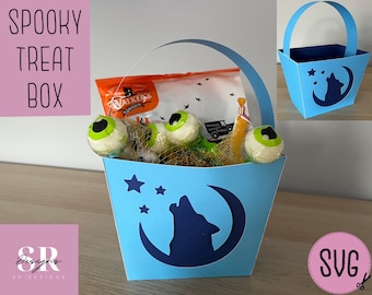 Halloween treat bag template. Candy holder svg. Halloween bag svg. Halloween treat holder. Halloween sweet box svg. Candy bag svg.