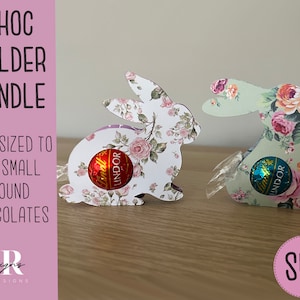 Easter sweet holder bundle. Chocolate holder svg. Rabbit candy holder. Candy holder bundle. Rabbit candy holder bundle