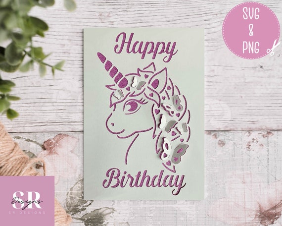 WBdesignz Divertente biglietto di auguri di compleanno con busta Happy