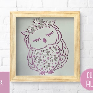 SVG: Hibou 3D. Hibou svg. Hibou 3d. Pop up hibou svg. Pop up papillon svg. fichier de coupe hibou. Fleurs éclatantes. Fleurs 3D. SVG. Papouasie-Nouvelle-Guinée.
