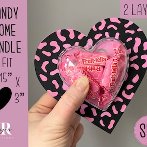 Heart candy dome svg. Chocolate holder svg. valentines candy holder. heart candy dome. candy dome. Wedding favour