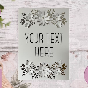 SVG: biglietto "pop up"/carta floreale 3D vuota. Celebrazione. Carta in formato SVG. Fiori pop-up. fiori 3D. Visualizza SVG. Carta 3D in formato SVG. Carta bianca in formato SVG. Carta Cricut