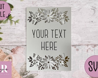 SVG: ‘pop up’/ 3D Floral card blank. Celebracja. Karta svg. Pop up flowers. Kwiaty 3d. Pop up SVG. Karta 3D svg. Pusta karta svg. Karta Cricut