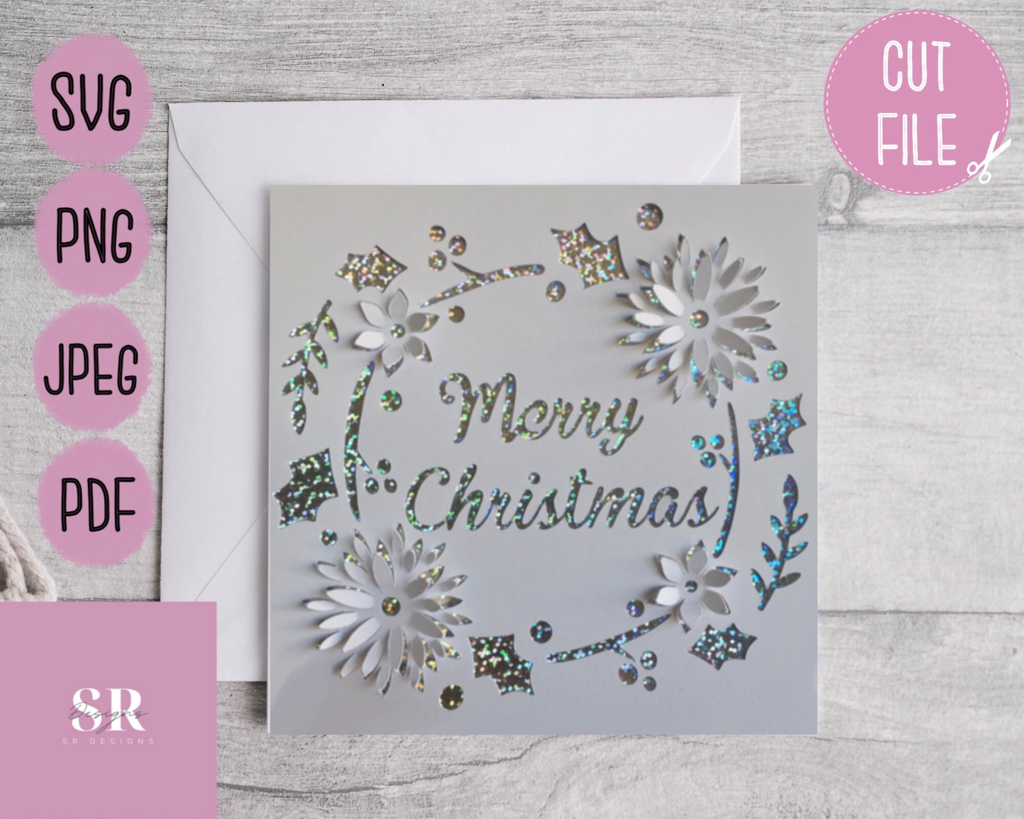 Joy peace love design word art cutting files svg png jpg dxf clipart christmas iron on heat