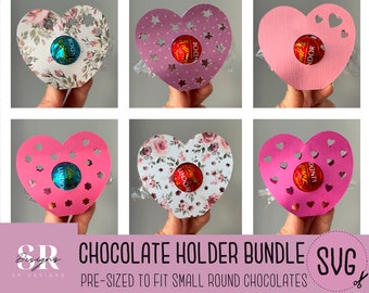 Valentines sweet holder bundle. Chocolate holder svg. valentines candy holder. Candy holder bundle. valentines heart candy holder bundle