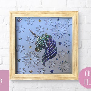 SVG: 3D Unicorn. Unicorn svg. 3d unicorn. Pop up unicorn svg. Unicorn cut file. Pop up flowers. 3d flowers.SVG,png,Jpeg,pdf