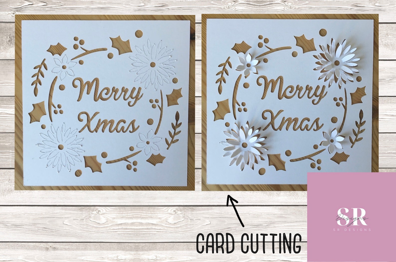 Christmas truck popup card template svg & pdf for cricut, silhouette or hand cut,diy pop-up SVG: 3D/ pop up Christmas card digital download. Merry Xmas. | Etsy