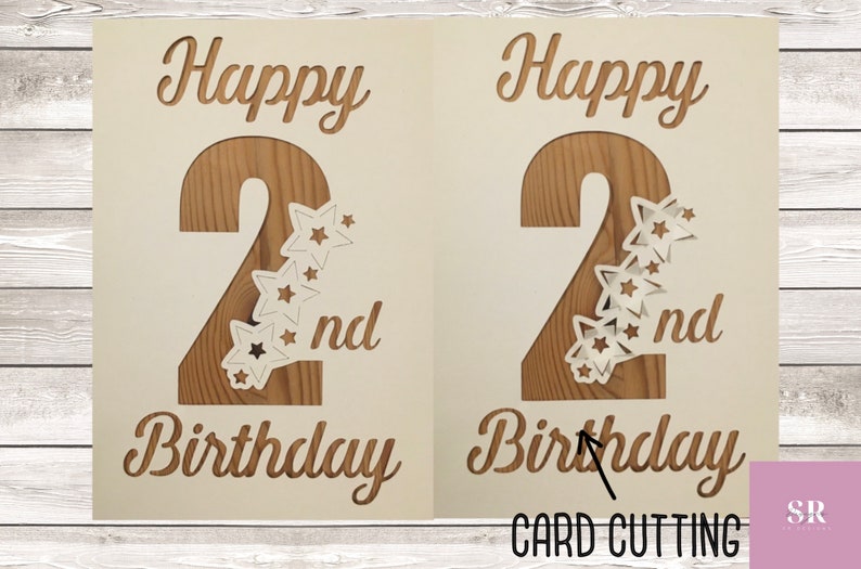 Download SVG: Pop up/ 3D 2. Geburtstagskarte. Nummer pop up. Stern pop | Etsy