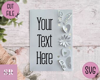 SVG: ‘pop up’/ 3D Floral card blank. Celebracja. Karta svg. Pop up flowers. Kwiaty 3d. Pop up SVG. Karta 3D svg. Pusta karta svg. Karta Cricut