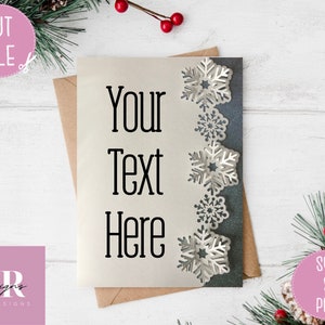 SVG: ‘pop up’/ 3D Snowflake card blank. Xmas card.Card svg. Pop up flowers. 3d flowers. Pop up SVG. 3D card svg. Blank card svg. Cricut card