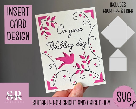 Wedding insert card, Paper cutting