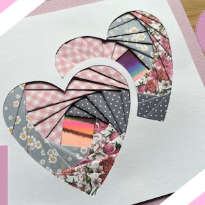 Heart Iris Folding Pattern Template PDF &amp; SVG. Iris Folding Pattern ...