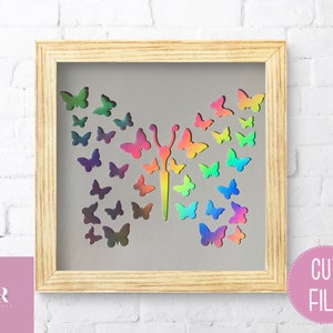 SVG: Papillon. Coupe de papier. Papillon coupé fichier. Papillon SVG. SVG. Png, c’est pas le tout.