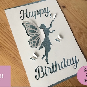 Handmade Pop Up Fairy Birthday Card Handmade Pop Up Fairy Birthday Card