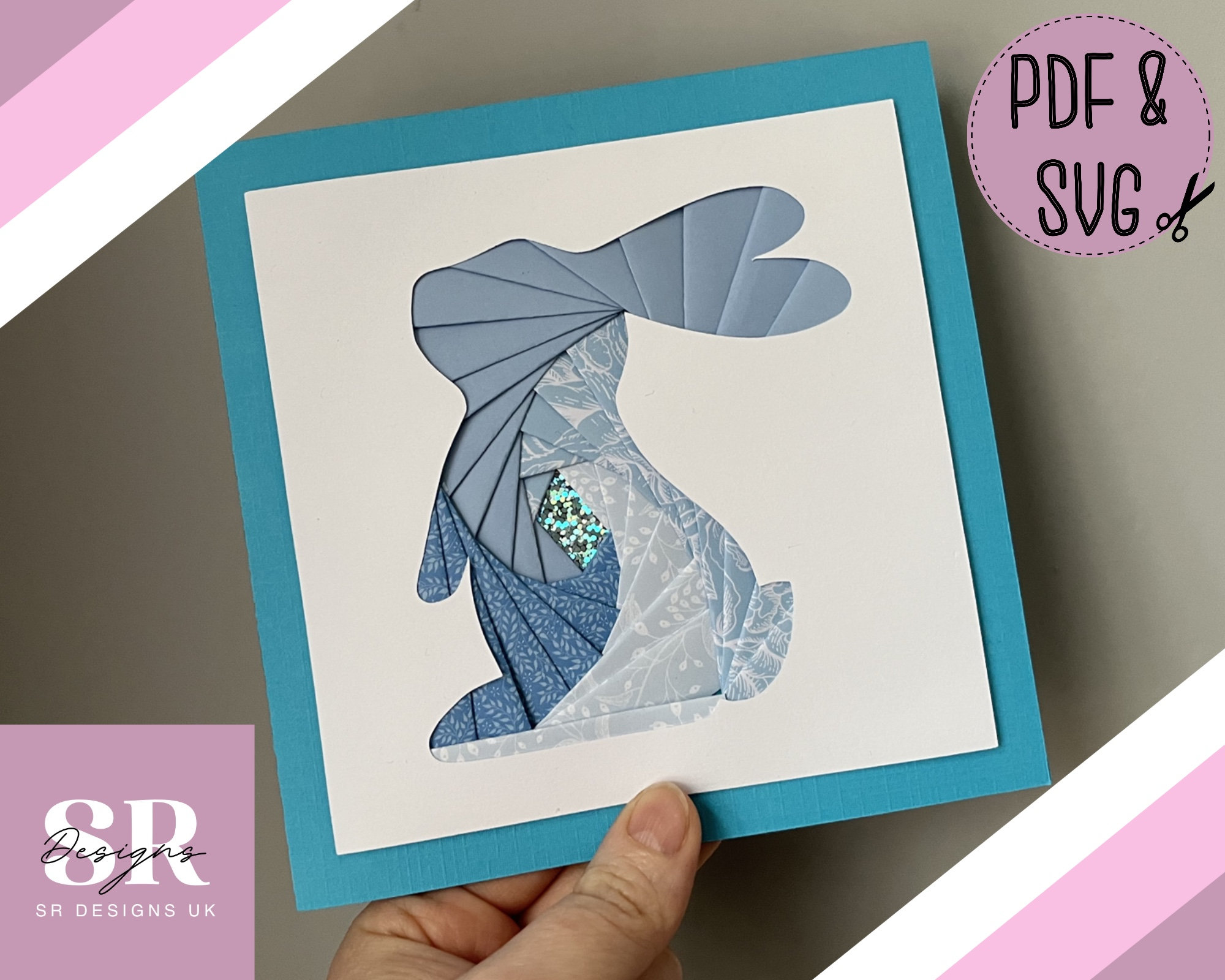 Bunny Iris Folding Pattern Template PDF & SVG. Iris Folding Pattern. Bunny Card Design. Hand Cutting PDF - Etsy bunny-iris-folding-pattern-template-pdf-svg-iris-folding-pattern-bunny-card-design-hand-cutting-pdf-etsy