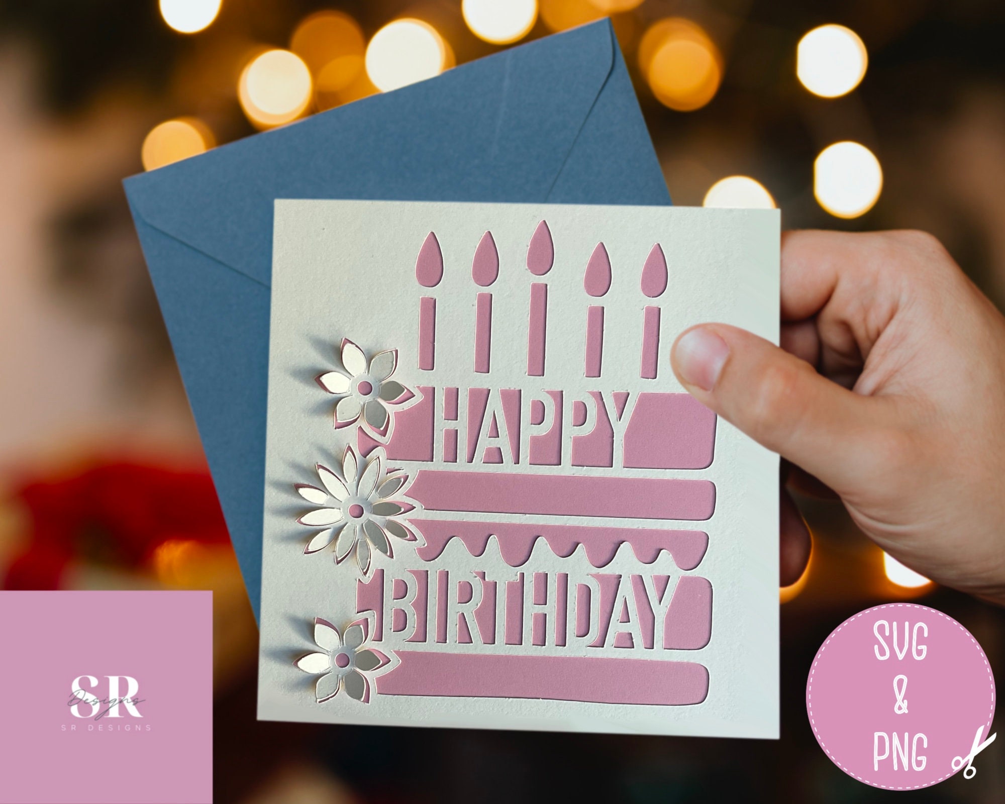 Carte Joyeux Anniversaire 3D Pop-up Gâteau - Cadeau D'anniversaire, Neuf Multicolore