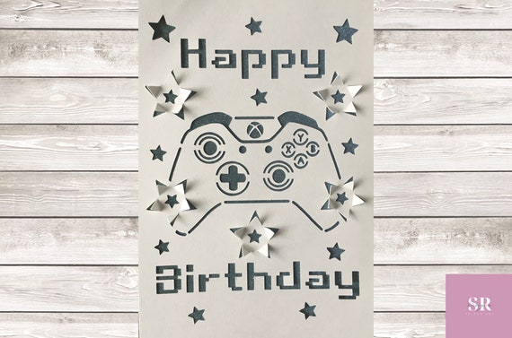 Papi of the Birthday Boy with Video Game Graphic by svgitemsstore ·  Creative Fabrica