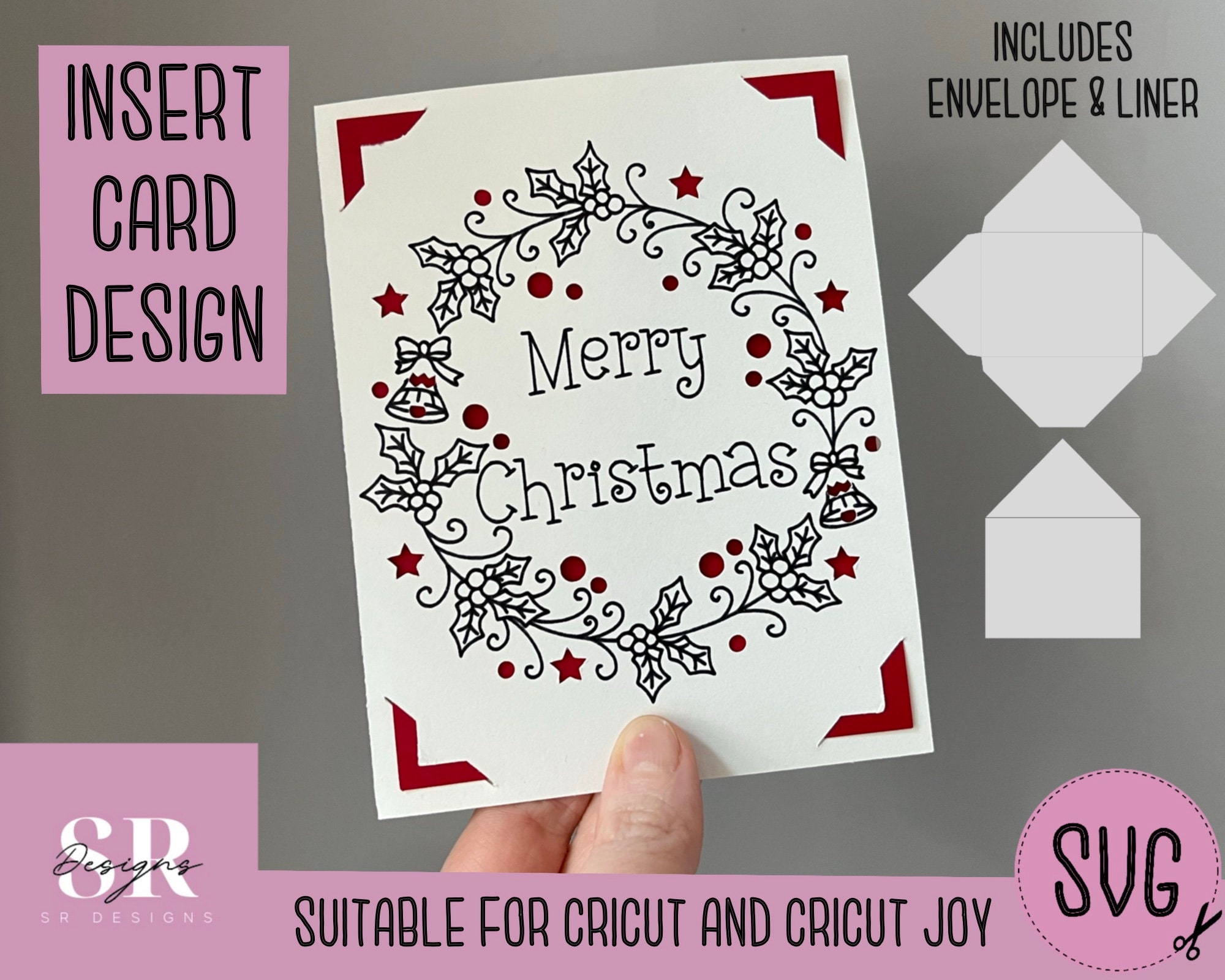 DIY Cricut Joy Christmas Cards 