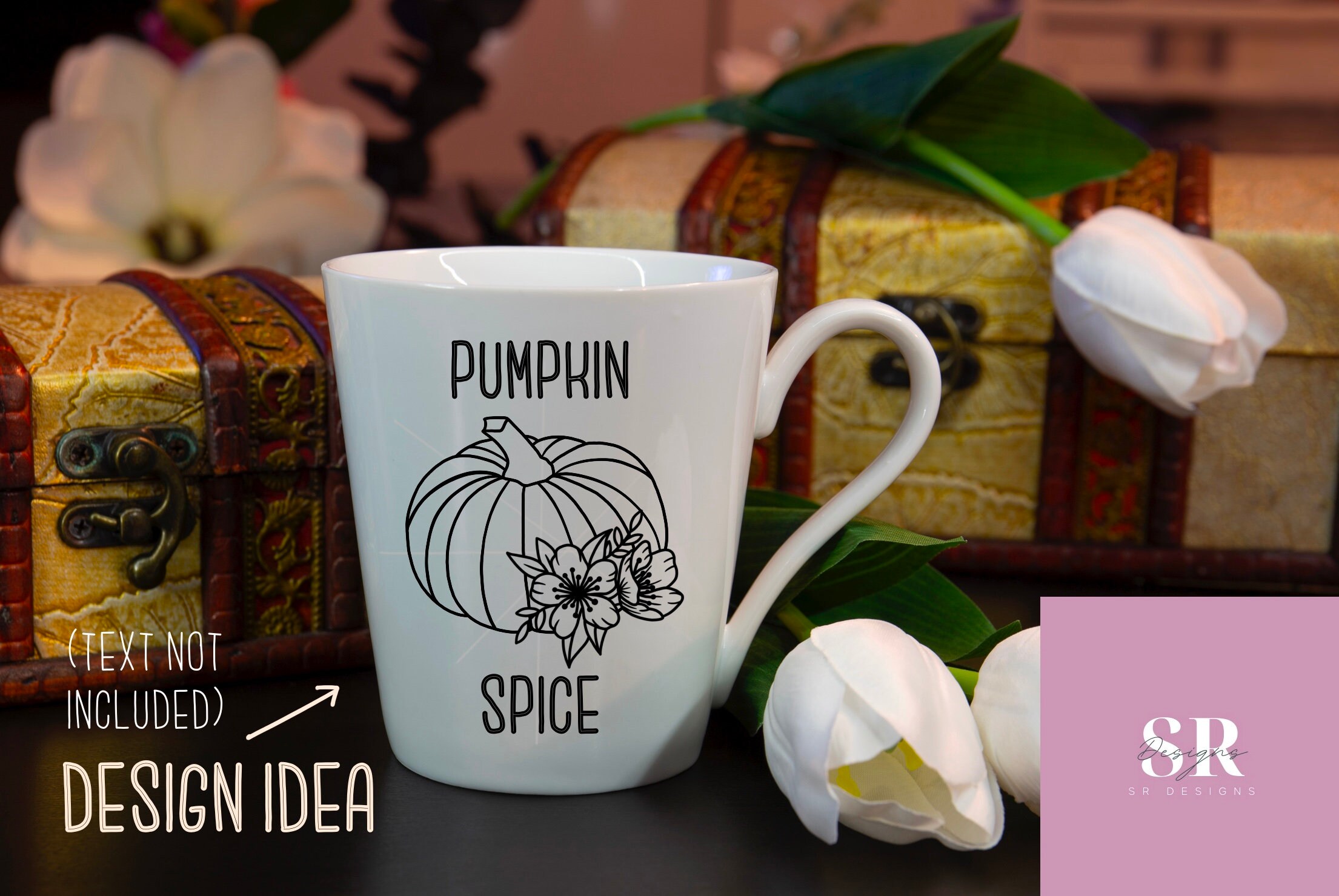 Download Digital: Floral pumpkin SVG. Pumpkin svg. Halloween. Trick or | Etsy