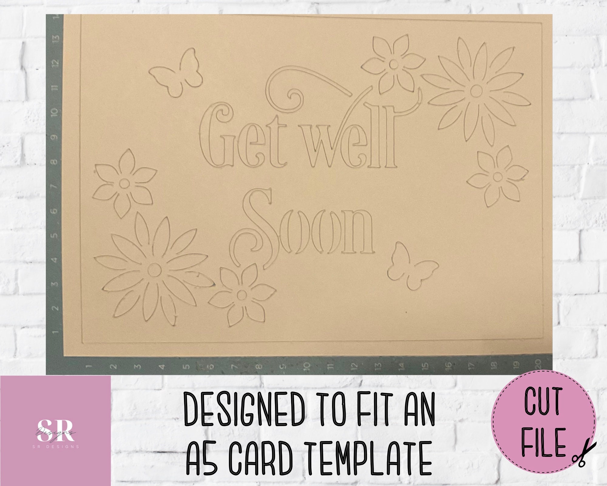 SVG: 3D/ pop up Get well card. Get well soon card. Pop up | Etsy