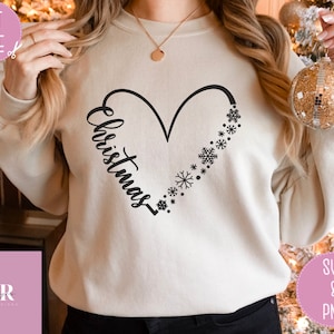 SVG: Christmas heart. Christmas svg. Christmas Jumper svg. Festive svg. christmas heart svg. Love Christmas svg. Vinyl cutting.