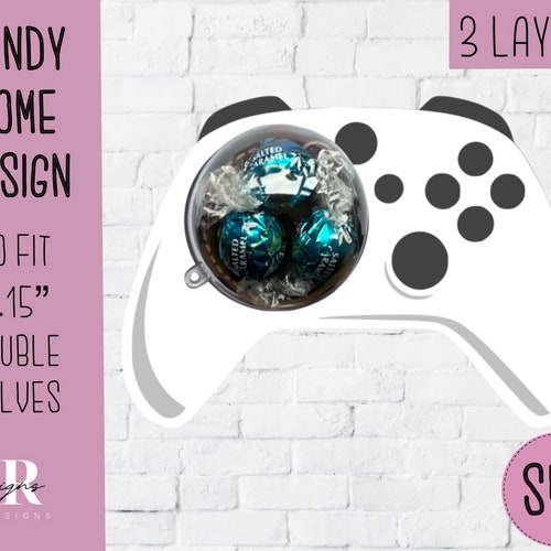 Gamer Candy Dome Svg. Chocolate Holder Svg. Gamer Candy Etsy
