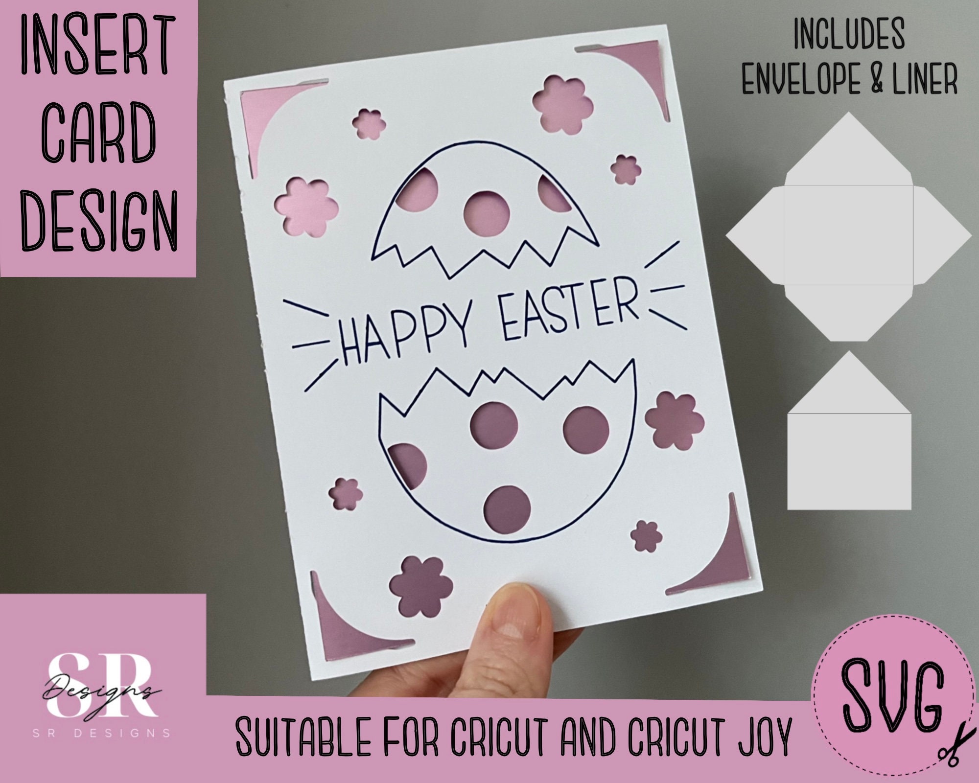 SVG: Engagement insert card. Cricut Joy friendly. Draw and cut card design.  Envelope template included. Cricut Joy engagement card SVG