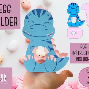 Dinosaur Egg holder SVG. Egg holder svg. Dinosaur Easter egg holder. Egg holder svg.