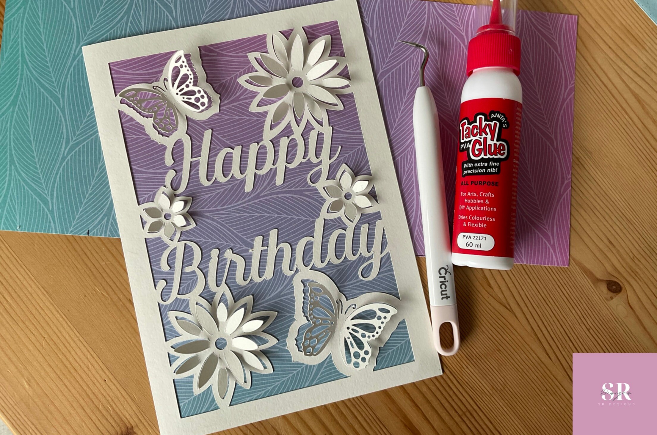 SVG: 3D/ pop Up Flower Birthday Card Digital Download. Happy - Etsy