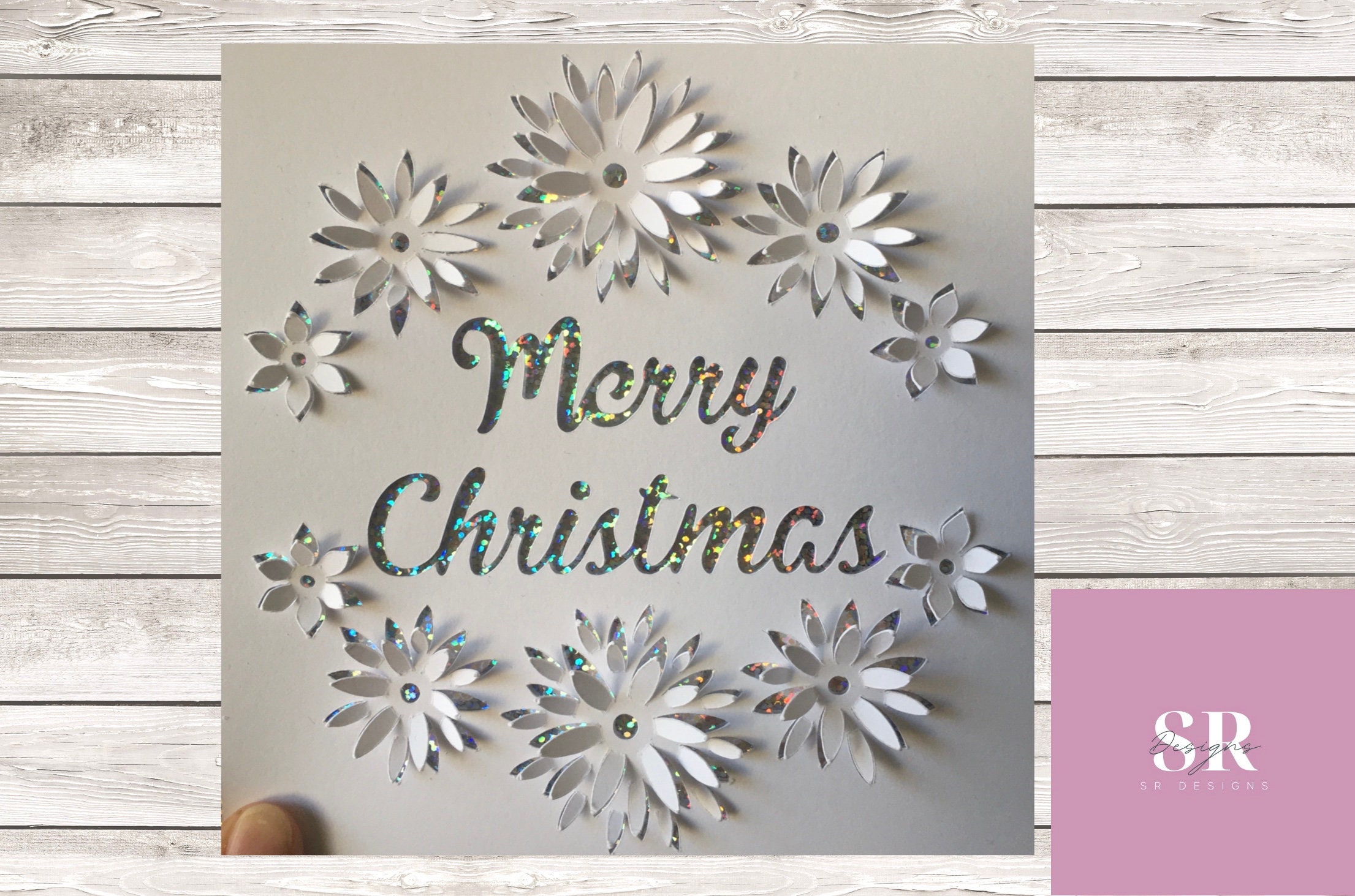 Snowflake pop-up 5x7in greeting card snowflake pop-up card SVG: 3D/ pop up Christmas card digital download. Merry | Etsy