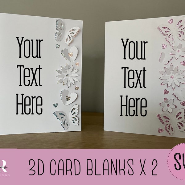 SVG: ‘pop up’/ 3D Card blank bundle. Card svg. Pop up flowers. 3d flowers. Pop up SVG. 3D card svg. Blank card svg. Cricut card. Card bundle