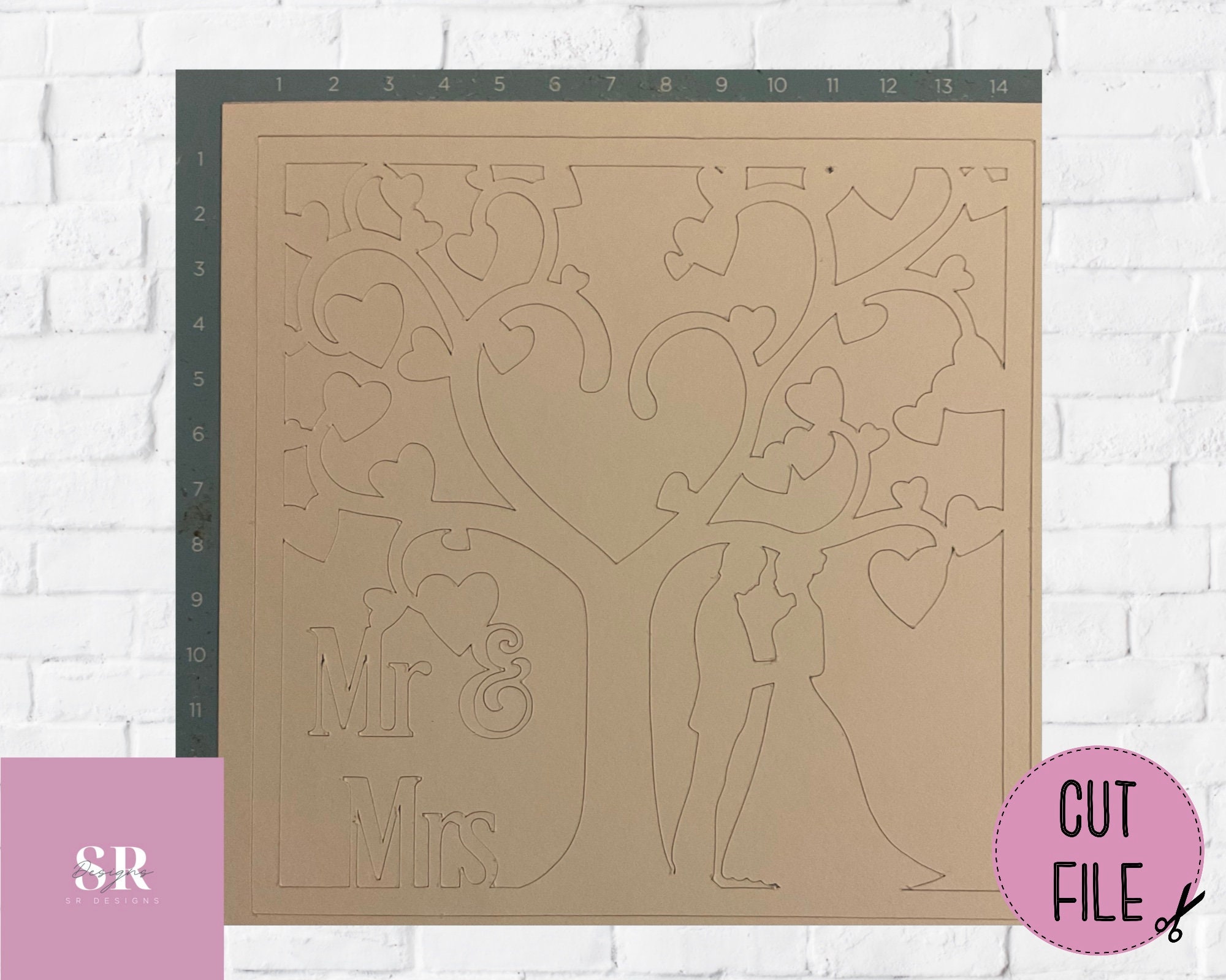 SVG: Mr and Mrs Svg. Wedding Card. Celebration. Wedding Svg. | Etsy