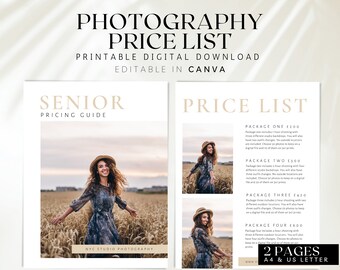 Liste de prix pour la photographie pour les seniors, Guide de tarification pour la photographie pour les diplômés, Liste de prix pour les seniors, Guide des packages de photographie minimale pour les lycéens, BB70