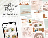 Weight loss Planner, Pastel Instagram Post, Food Diary, Slimming World, Pounds Loss Tracker, Weight Watchers, Pink Social Media Posts BB17