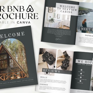 Airbnb welcome book template, Welcome Guidebook, Vacation Rental Template, Airbnb House Manual, VRBO Vacation Rental, Welcome brochure, BB42