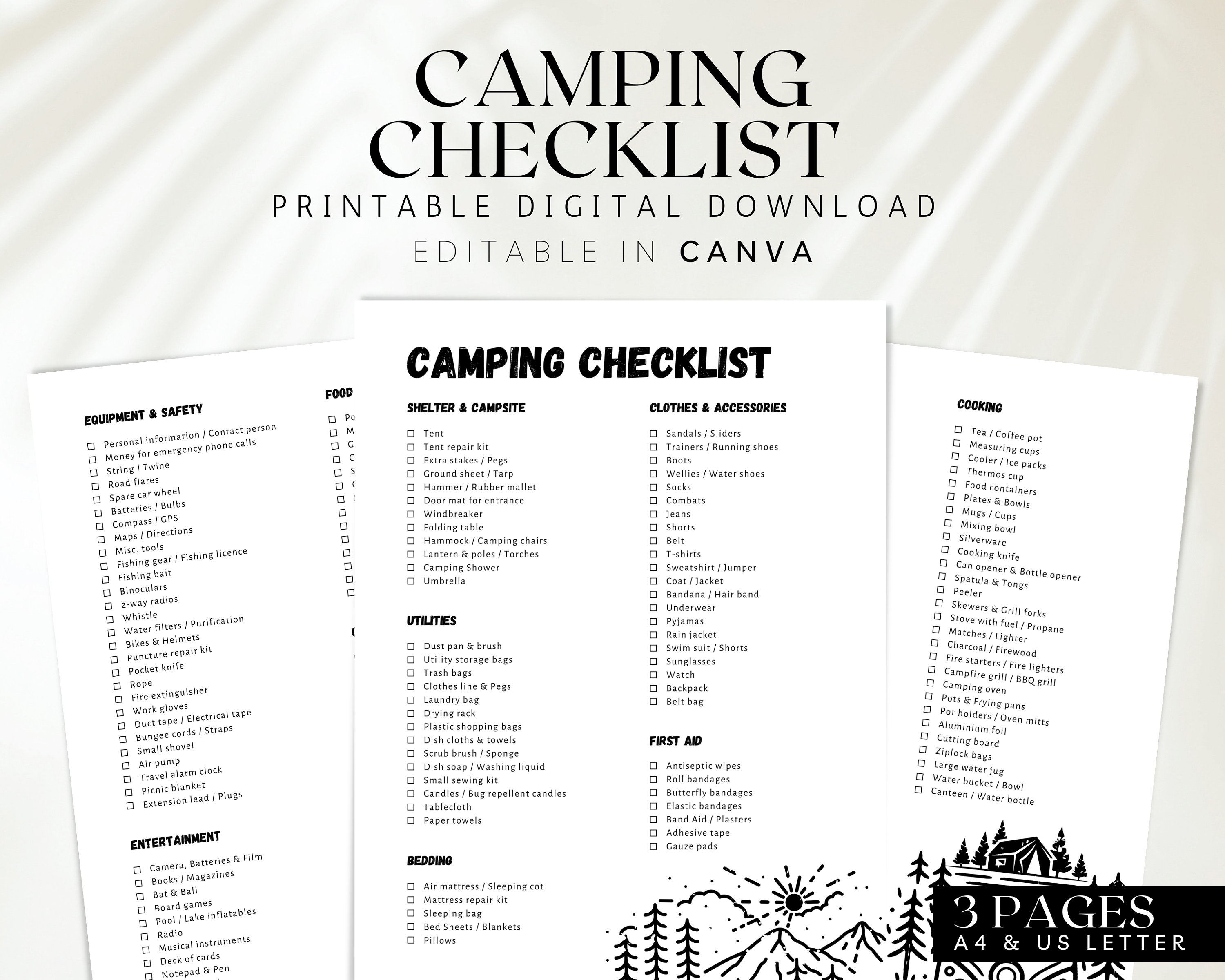 Buy Scout Camping Packing List Online In India India