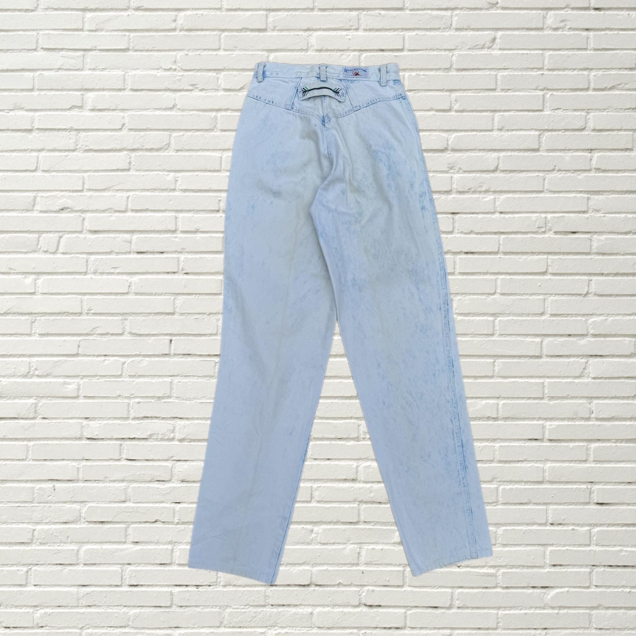 Vintage 80s 90s Rocky Mountain Western Jeans - Embroidered