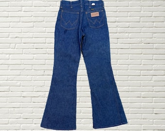 Vintage 70s Wrangler Bell Bottom Jeans - Low Mid Rise Flare Leg DEADSTOCK NWT