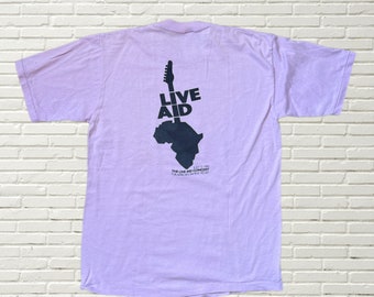 ライブエイド 1985 Tシャツ：バンドエイド フェスティバル