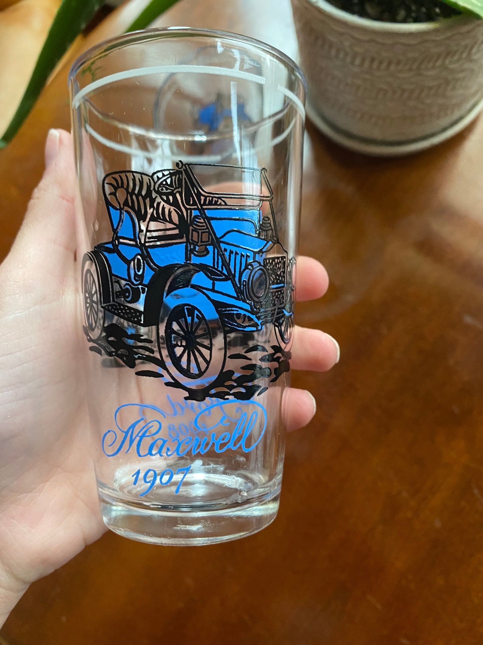 Vintage Antique Car Drinking Glasses Ford 1908 and Madewell Etsy