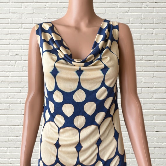 vintage Y2K Diane Von Furstenberg Silk Mini Dress… - image 2