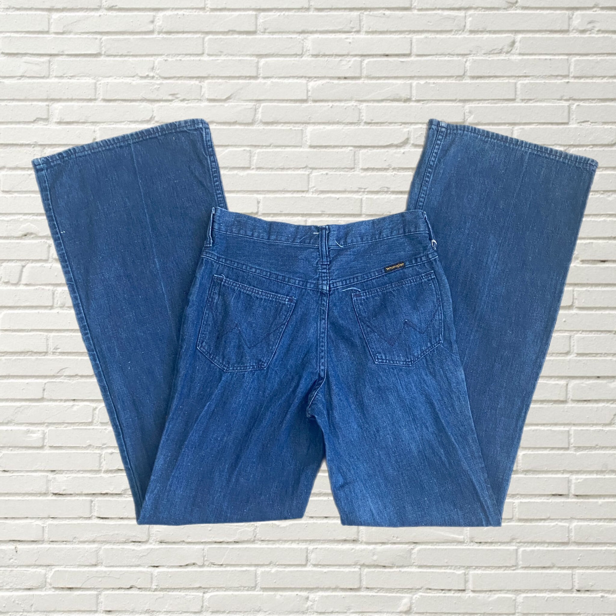 憧れ 【DEADSTOCK】70s Wrangler bell bottom 超希少 デニム/ジーンズ