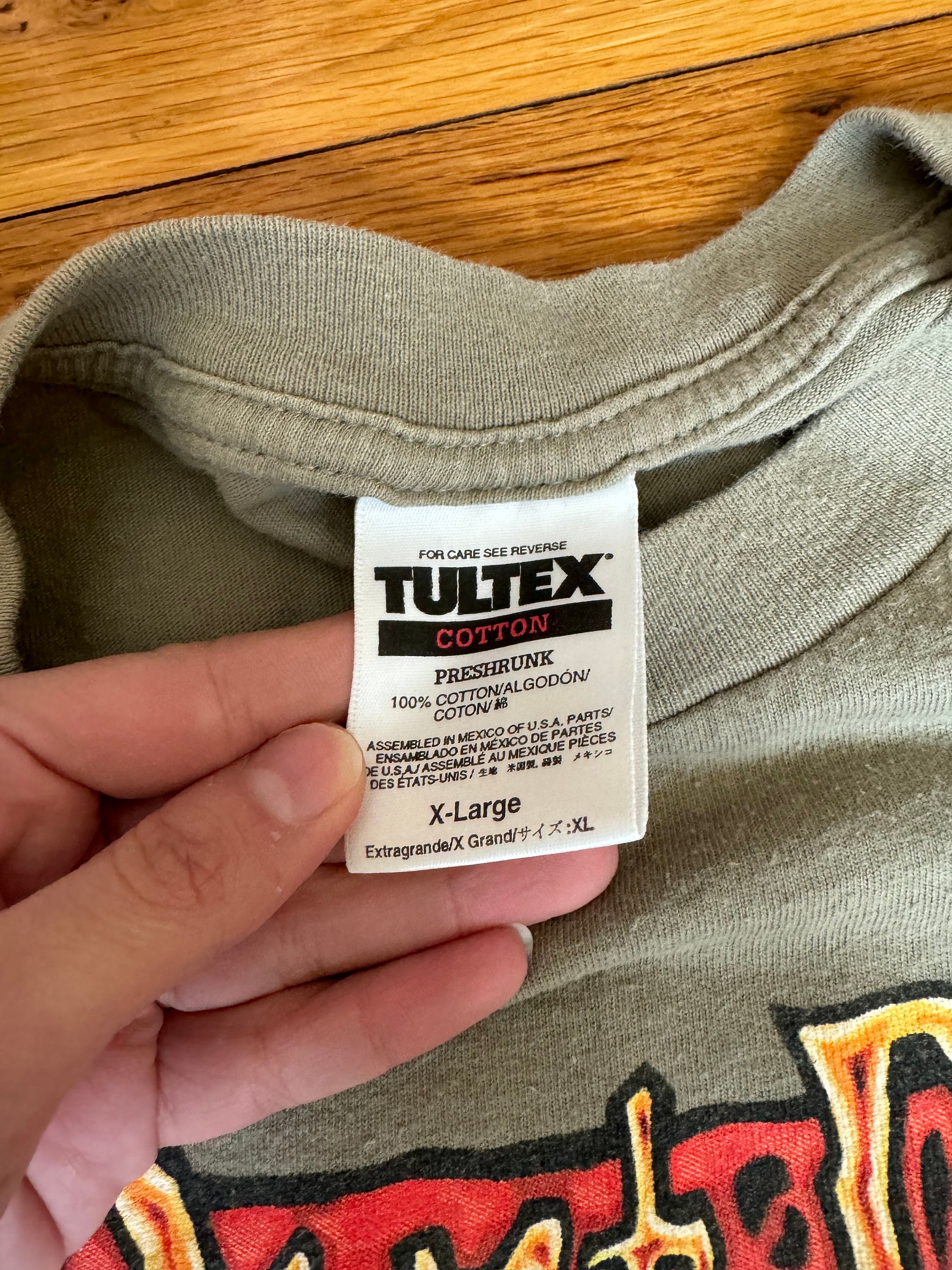 90s ツェッペリン ジミーペイジ Tシャツ スミクロ 両面 ボロ 襤褸 XL 90s ツェッペリン ジミーペイジ Tシャツ スミクロ 両面 ボロ 襤褸 XL