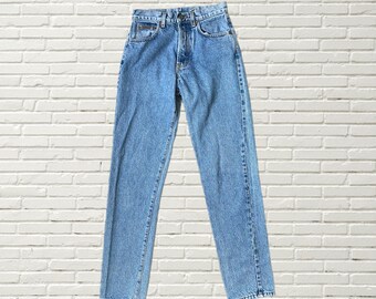 Vintage 90er Calvin Klein Button Fly Jeans - Light Wash Mom Jeans - Easy Jeans Größe 38
