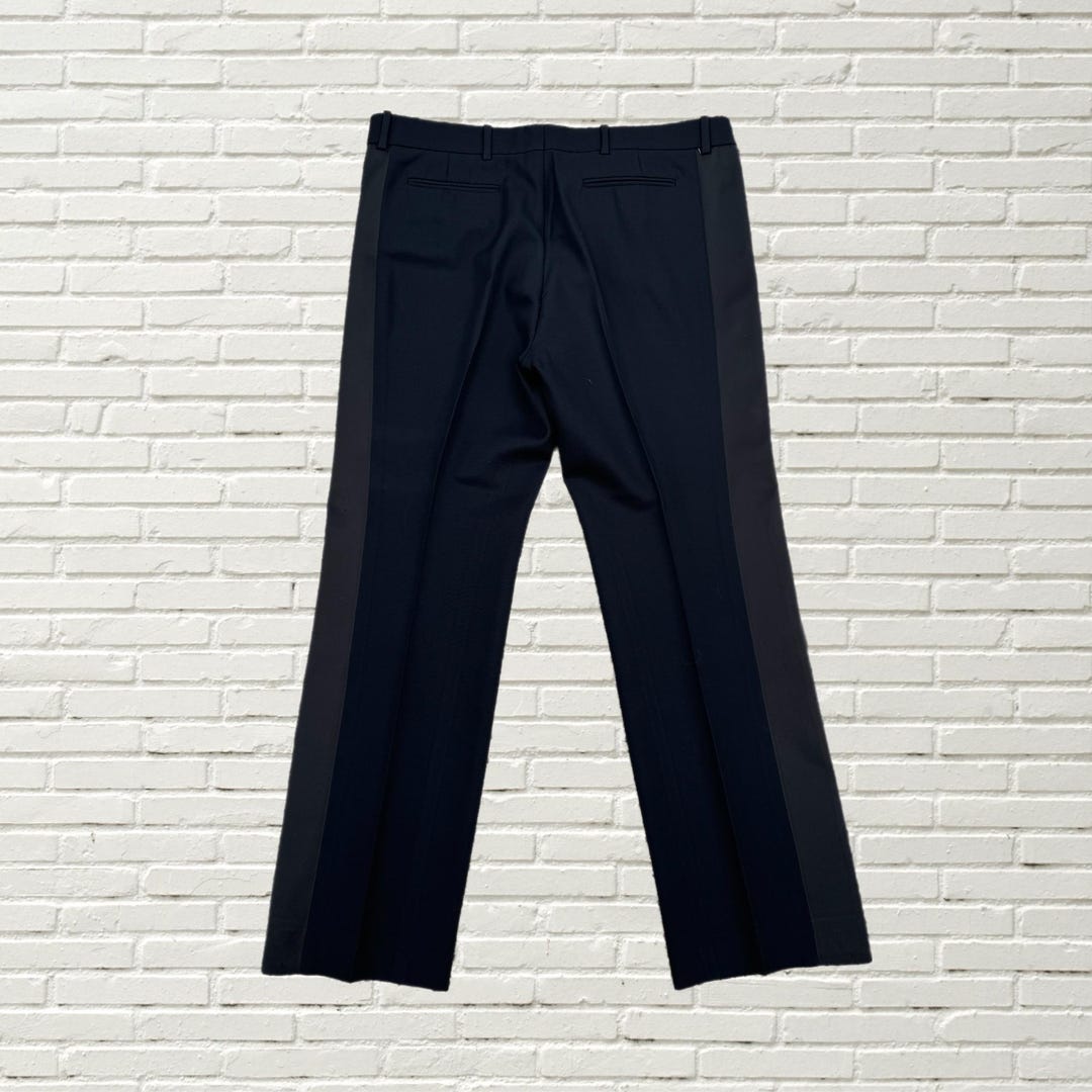 【CELINE】TAILORED TROUSERS●RP05K756T10AN CELINE HOMME Straight-Leg Pinstriped Wool-Twill Suit