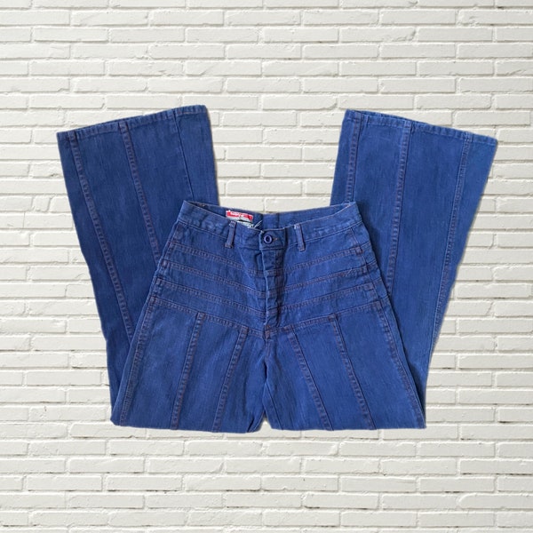 Boho Patchwork Flare Jeans